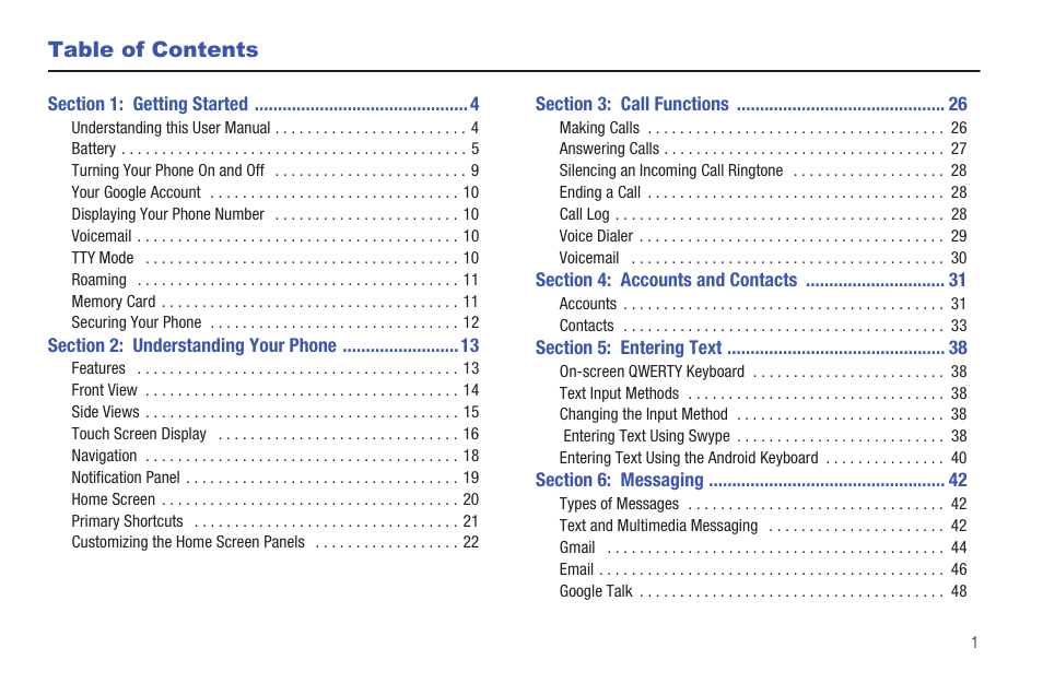 Samsung SCH-R680WRAUSC User Manual | Page 5 / 141