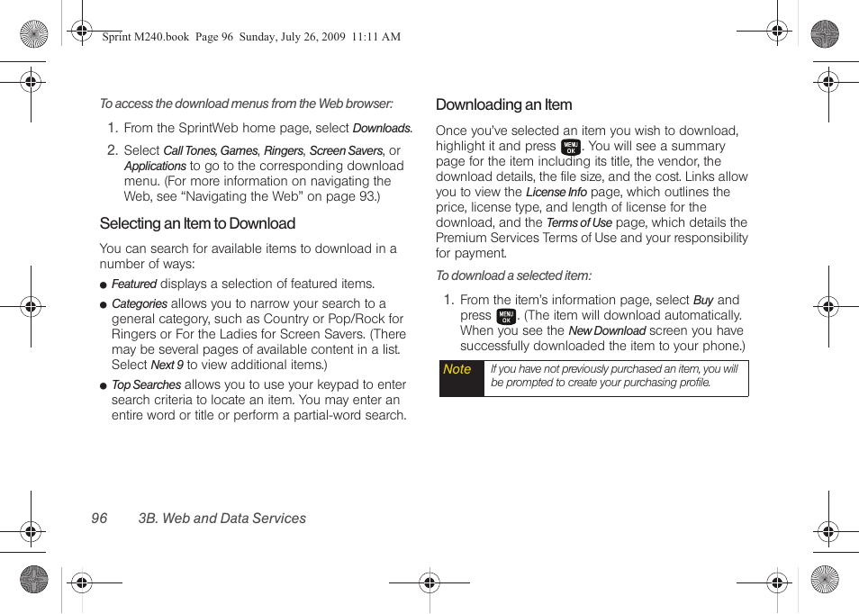 Samsung SPH-M240ZKASPR User Manual | Page 108 / 137