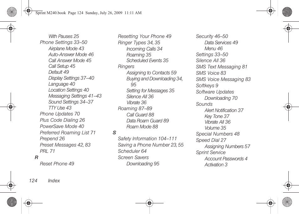 Samsung SPH-M240ZKASPR User Manual | Page 136 / 137