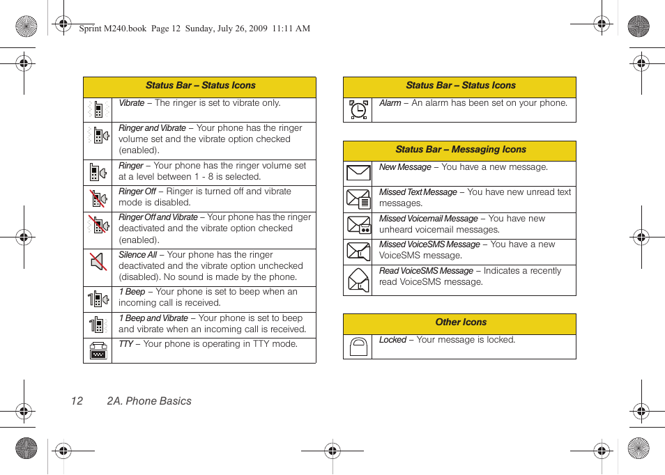 Samsung SPH-M240ZKASPR User Manual | Page 24 / 137