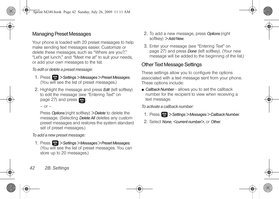 Samsung SPH-M240ZKASPR User Manual | Page 54 / 137