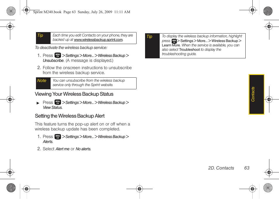 Samsung SPH-M240ZKASPR User Manual | Page 75 / 137