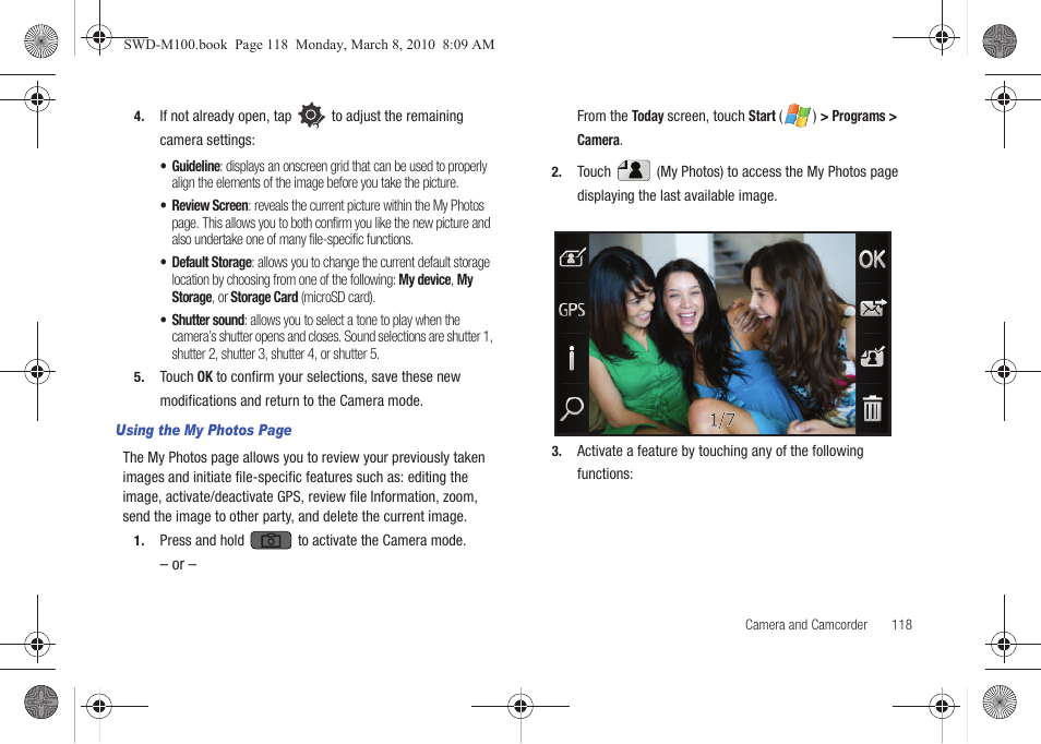 Samsung SWD-M100ZKECLW User Manual | Page 121 / 159