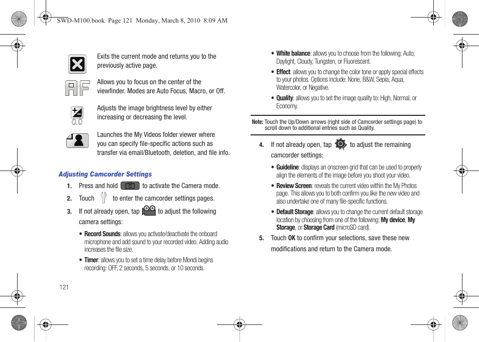 Samsung SWD-M100ZKECLW User Manual | Page 124 / 159