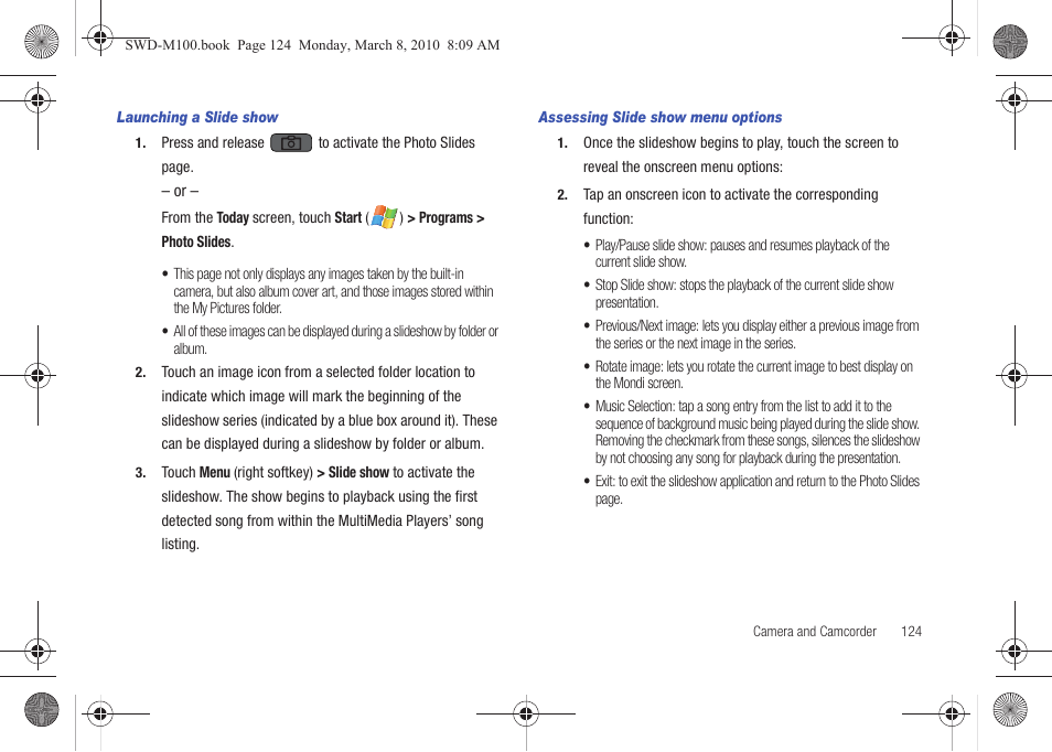 Samsung SWD-M100ZKECLW User Manual | Page 127 / 159