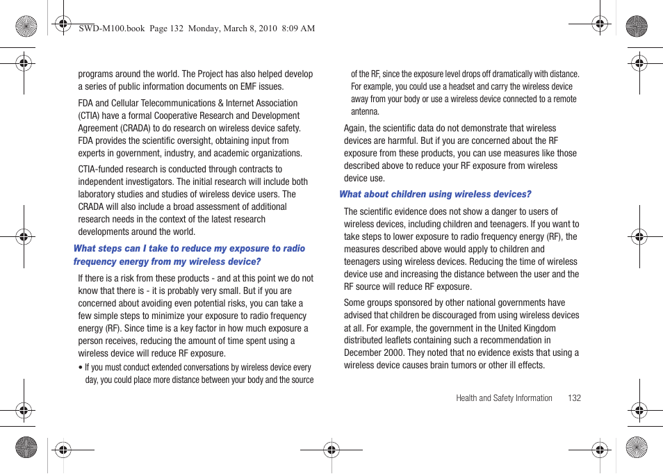 Samsung SWD-M100ZKECLW User Manual | Page 135 / 159