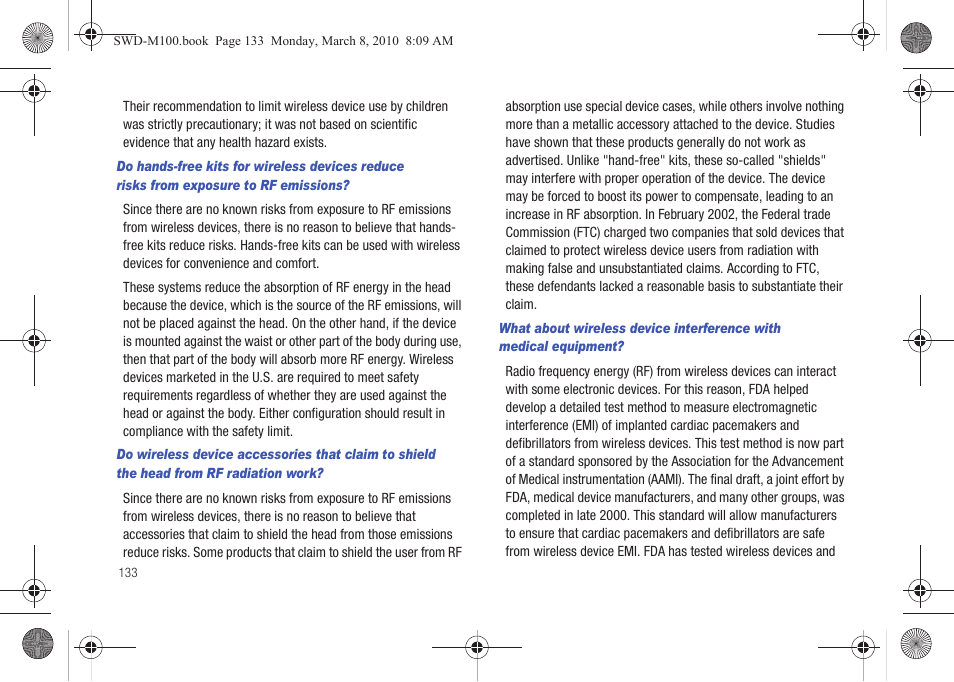 Samsung SWD-M100ZKECLW User Manual | Page 136 / 159