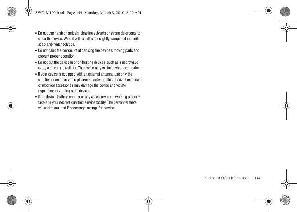 Samsung SWD-M100ZKECLW User Manual | Page 147 / 159