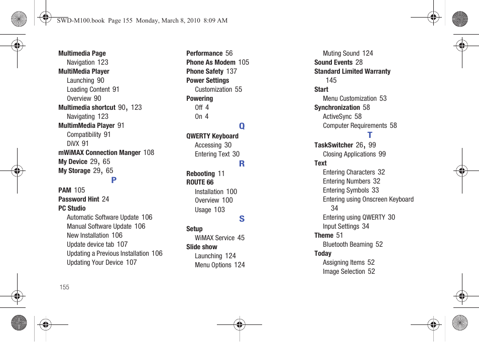 Samsung SWD-M100ZKECLW User Manual | Page 158 / 159