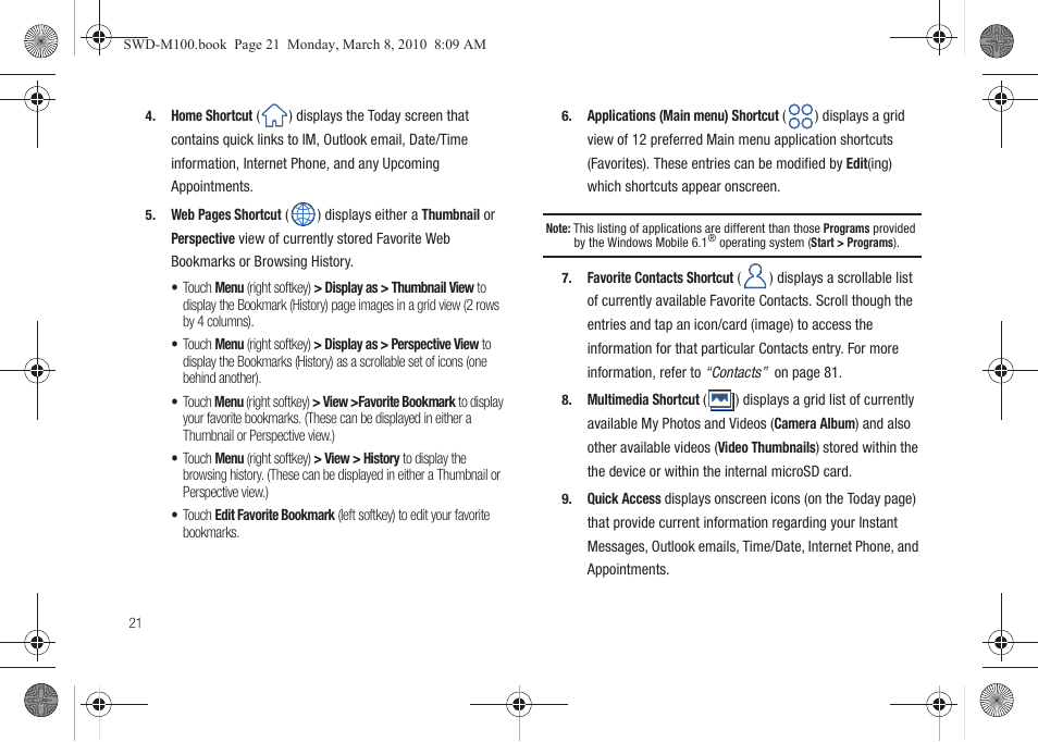 Samsung SWD-M100ZKECLW User Manual | Page 24 / 159