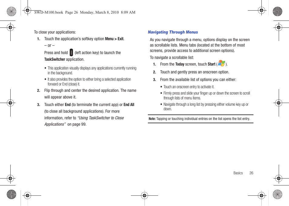 Samsung SWD-M100ZKECLW User Manual | Page 29 / 159