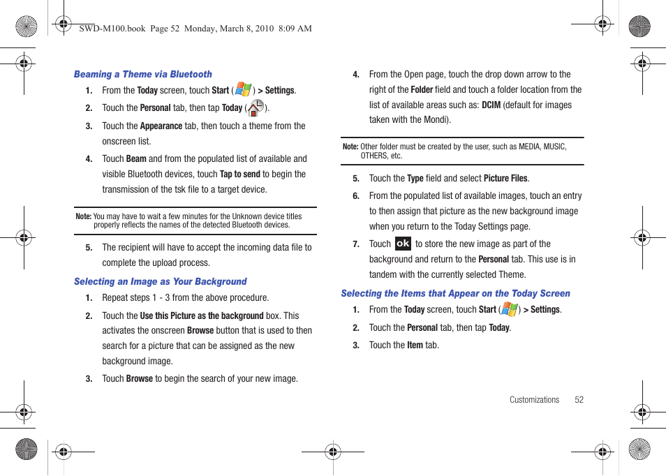 Samsung SWD-M100ZKECLW User Manual | Page 55 / 159