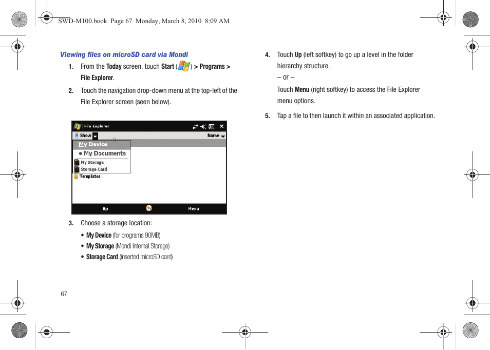 Samsung SWD-M100ZKECLW User Manual | Page 70 / 159