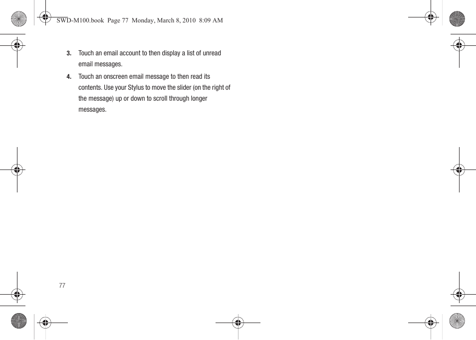 Samsung SWD-M100ZKECLW User Manual | Page 80 / 159