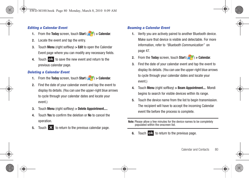 Samsung SWD-M100ZKECLW User Manual | Page 83 / 159