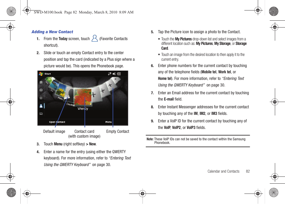 Samsung SWD-M100ZKECLW User Manual | Page 85 / 159
