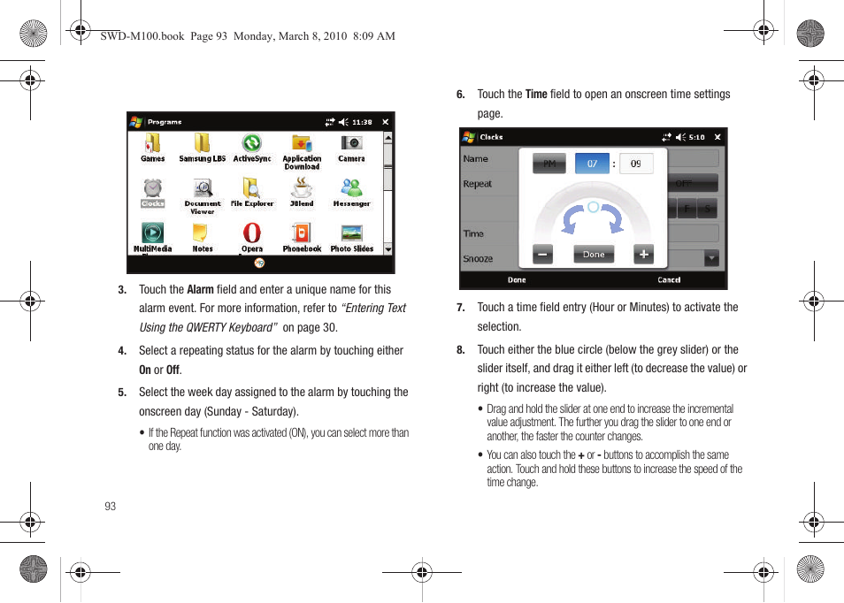 Samsung SWD-M100ZKECLW User Manual | Page 96 / 159