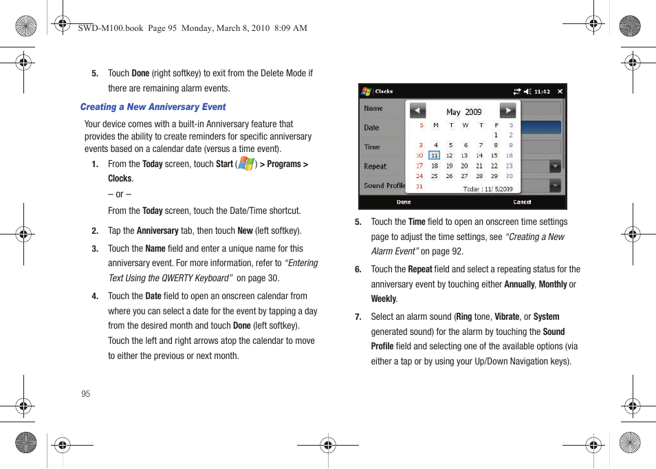 Samsung SWD-M100ZKECLW User Manual | Page 98 / 159