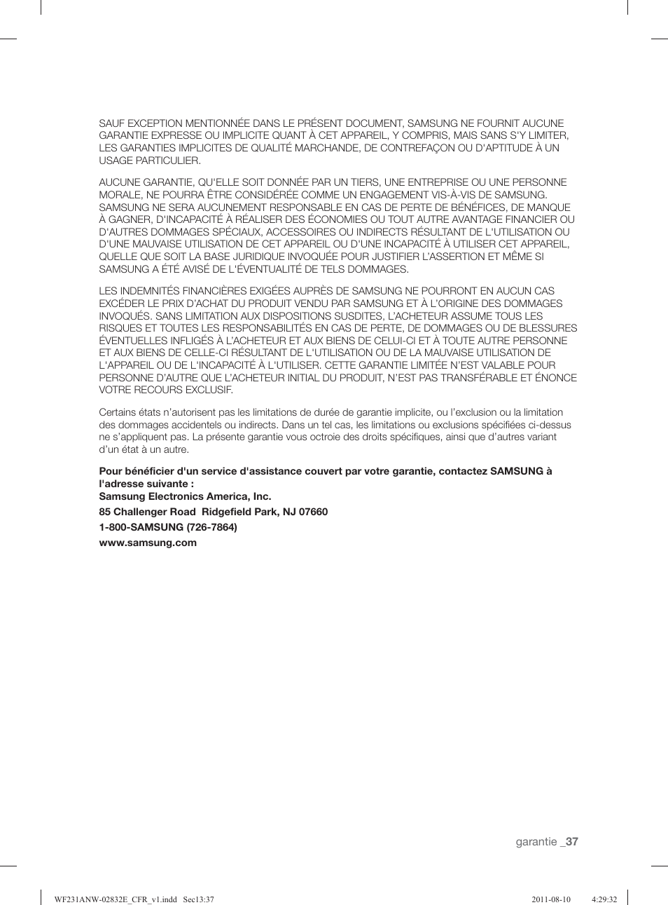 Samsung WF231ANW-XAA User Manual | Page 117 / 120