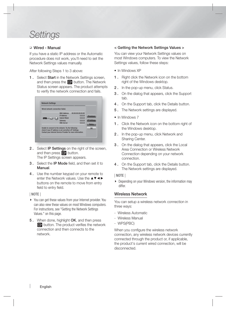 Settings | Samsung HT-E6500W-ZA User Manual | Page 32 / 66