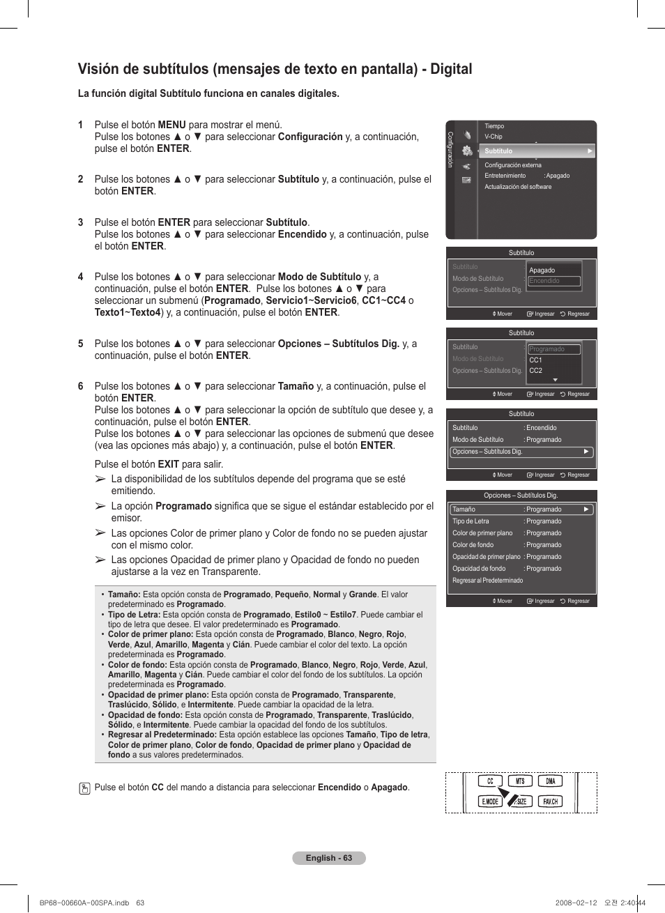 Samsung HL50A650C1FXZA User Manual | Page 165 / 196