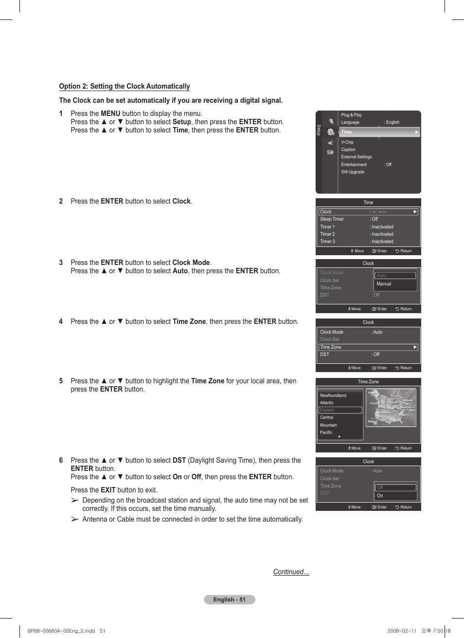 Samsung HL50A650C1FXZA User Manual | Page 51 / 196