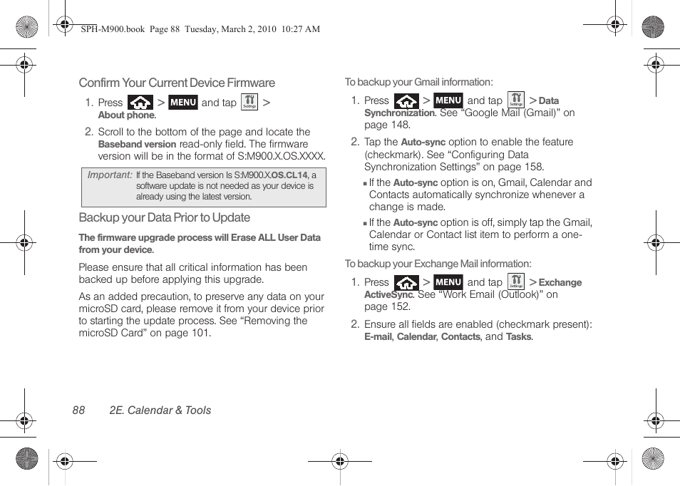 Samsung SPH-M900ZKASPR User Manual | Page 100 / 218