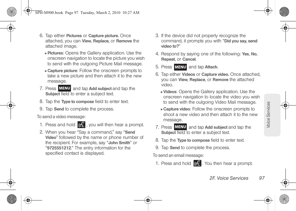 Samsung SPH-M900ZKASPR User Manual | Page 109 / 218