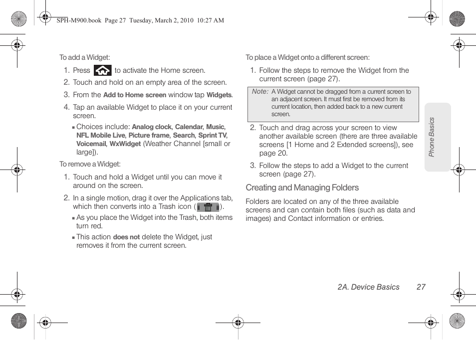 Samsung SPH-M900ZKASPR User Manual | Page 39 / 218