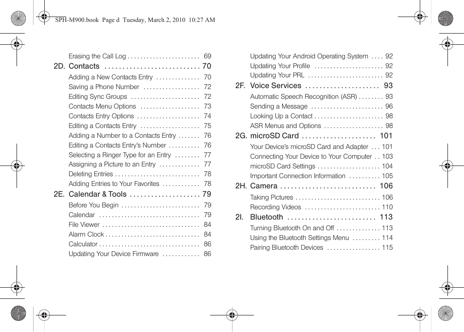 Samsung SPH-M900ZKASPR User Manual | Page 4 / 218