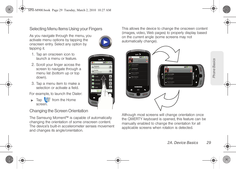 Samsung SPH-M900ZKASPR User Manual | Page 41 / 218