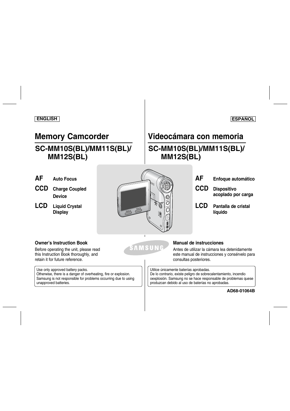 Samsung SC-MM10S-XAA User Manual | 139 pages