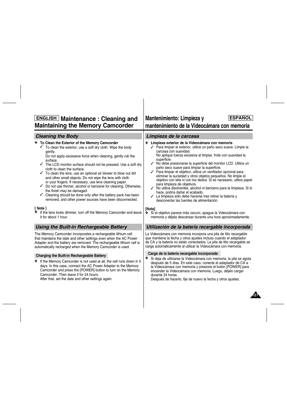 Samsung SC-MM10S-XAA User Manual | Page 127 / 139