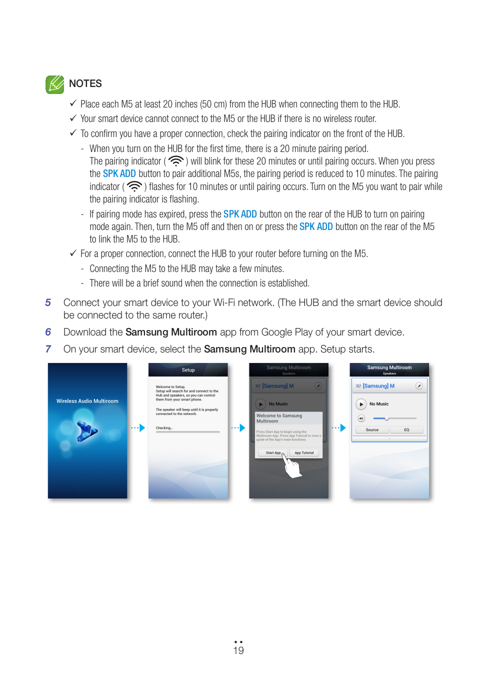 Samsung WAM551-ZA User Manual | Page 19 / 78
