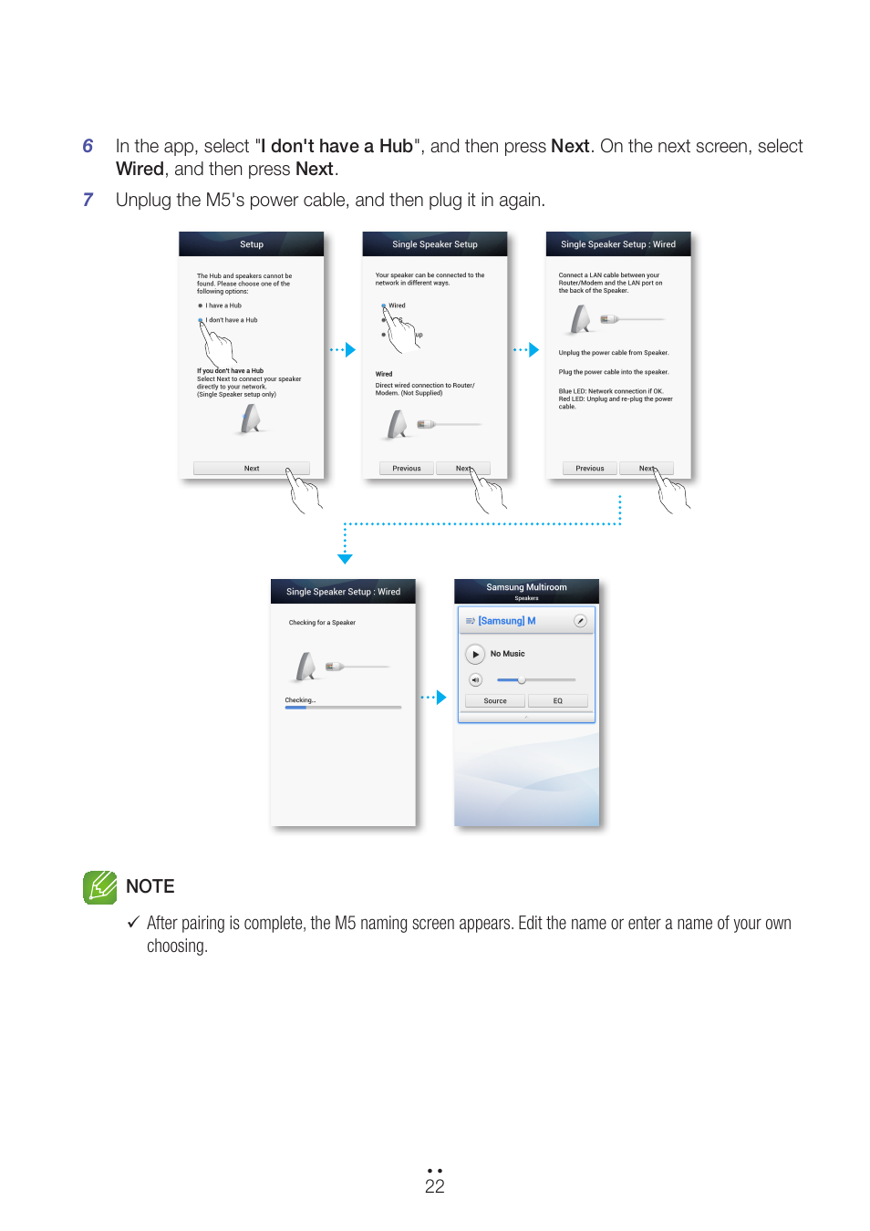 Samsung WAM551-ZA User Manual | Page 22 / 78