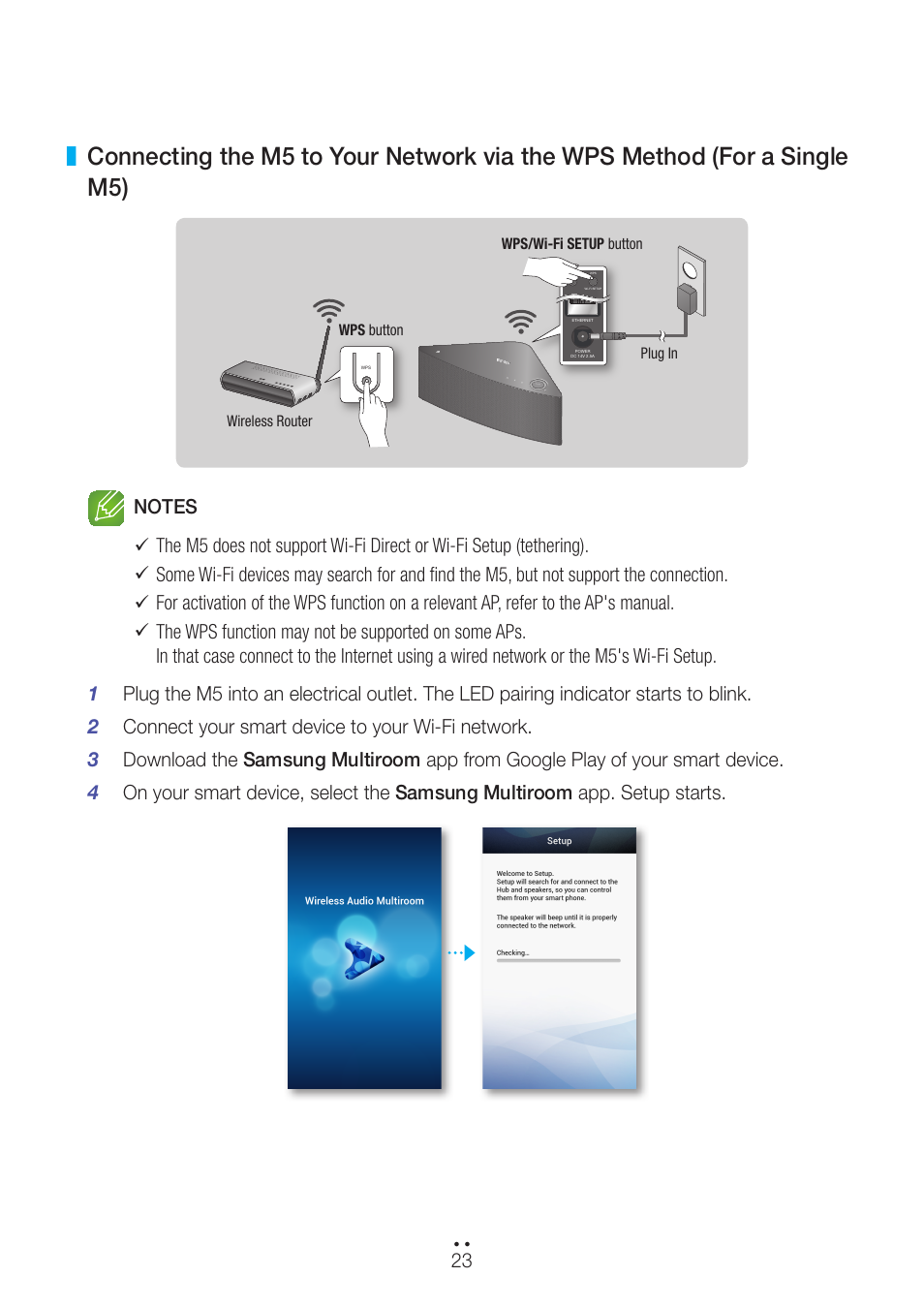 Samsung WAM551-ZA User Manual | Page 23 / 78