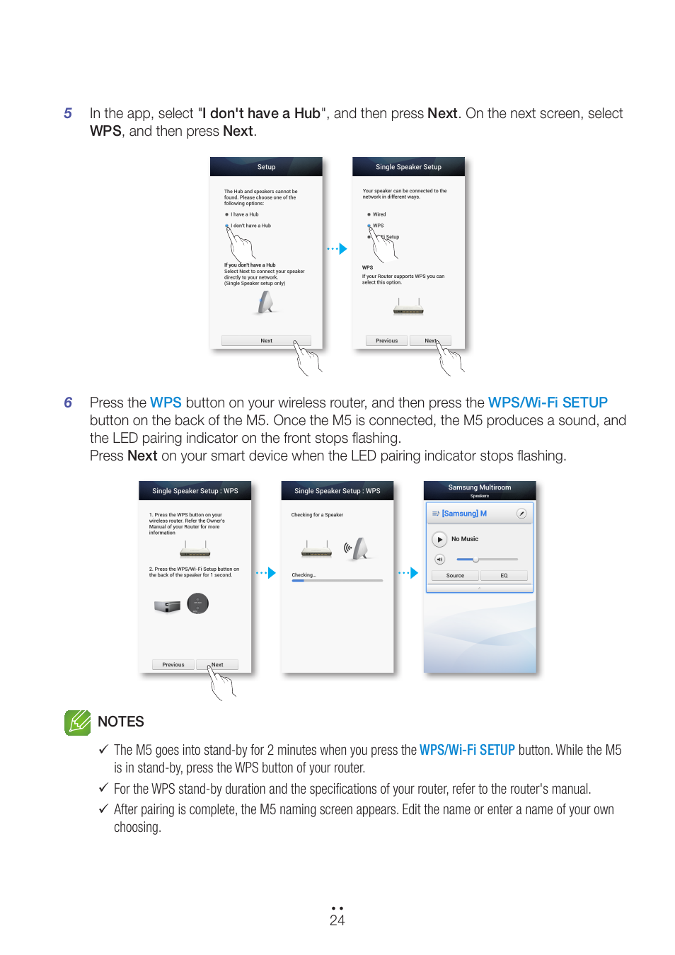 Samsung WAM551-ZA User Manual | Page 24 / 78