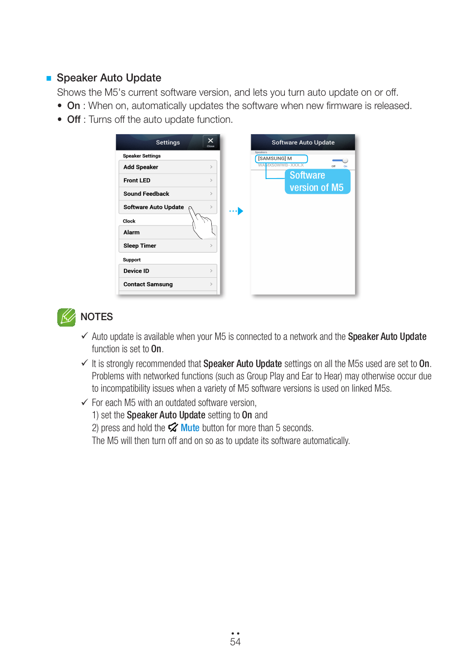 Samsung WAM551-ZA User Manual | Page 54 / 78