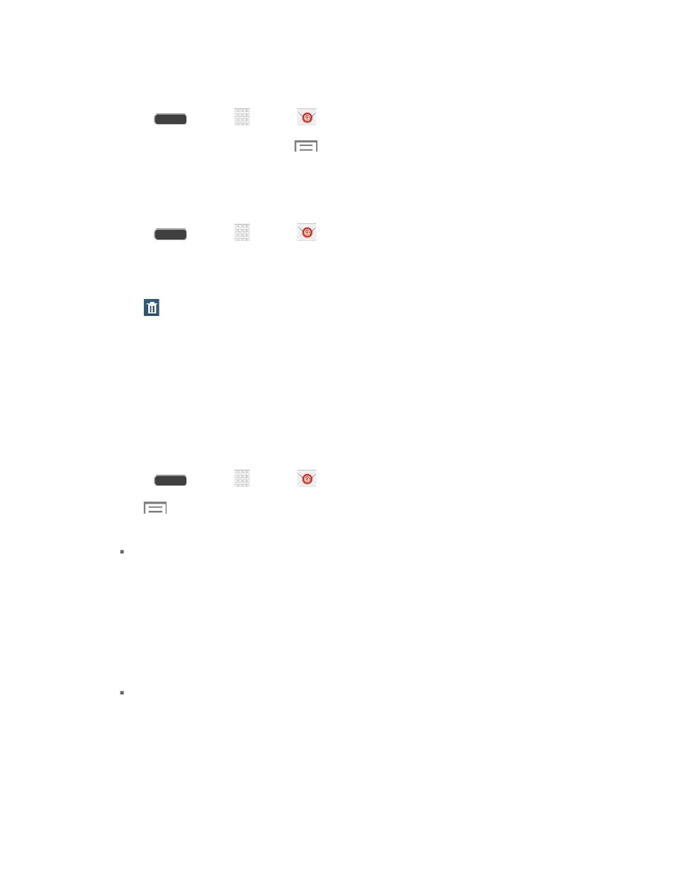 Email settings | Samsung SPH-L520ZKPSPR User Manual | Page 62 / 172