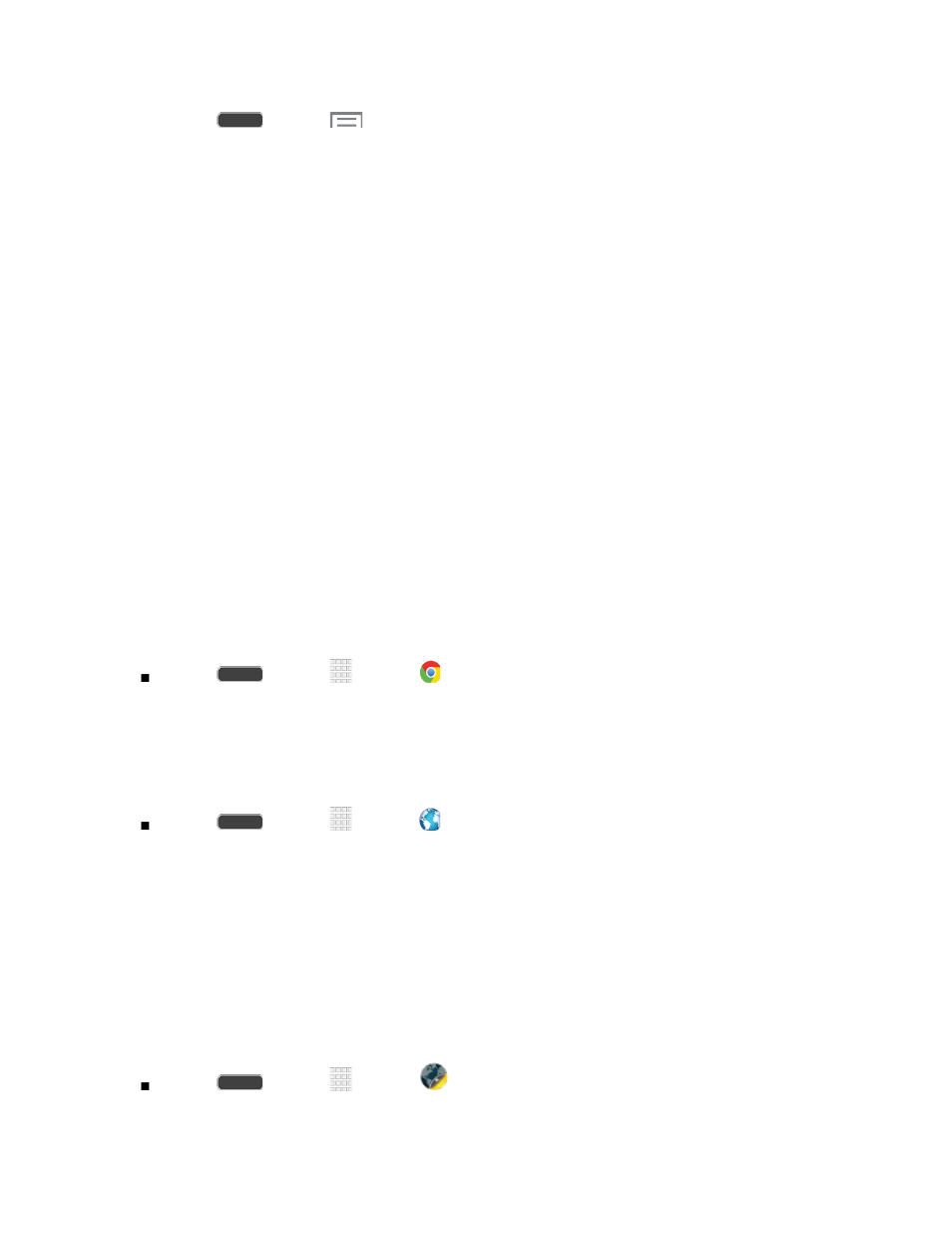 Disconnect from a vpn, Chrome, Internet browser | Lumen toolbar | Samsung SPH-L520ZKPSPR User Manual | Page 92 / 172