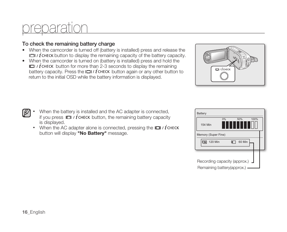 Preparation | Samsung SC-MX10A-XAP User Manual | Page 28 / 108