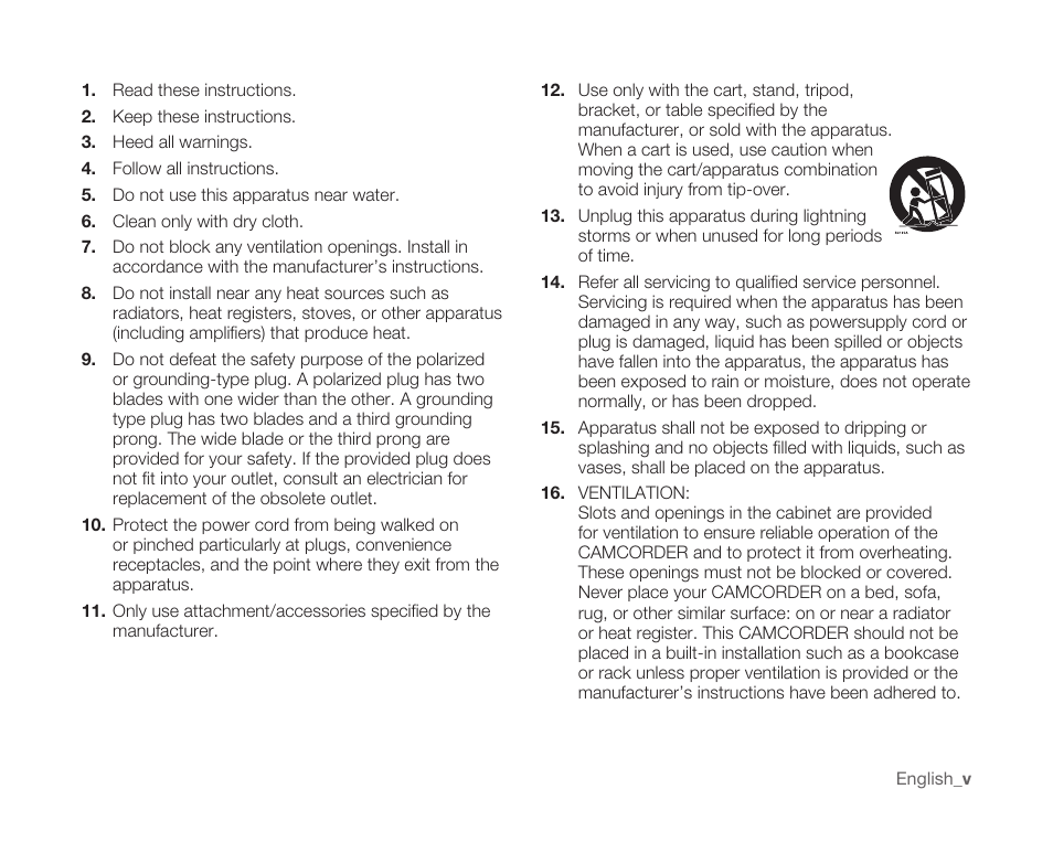 Samsung SC-MX10A-XAP User Manual | Page 5 / 108