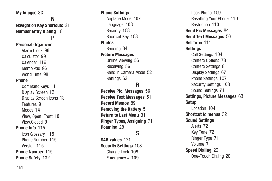 Samsung SEC-R311ZGAUSC User Manual | Page 154 / 155