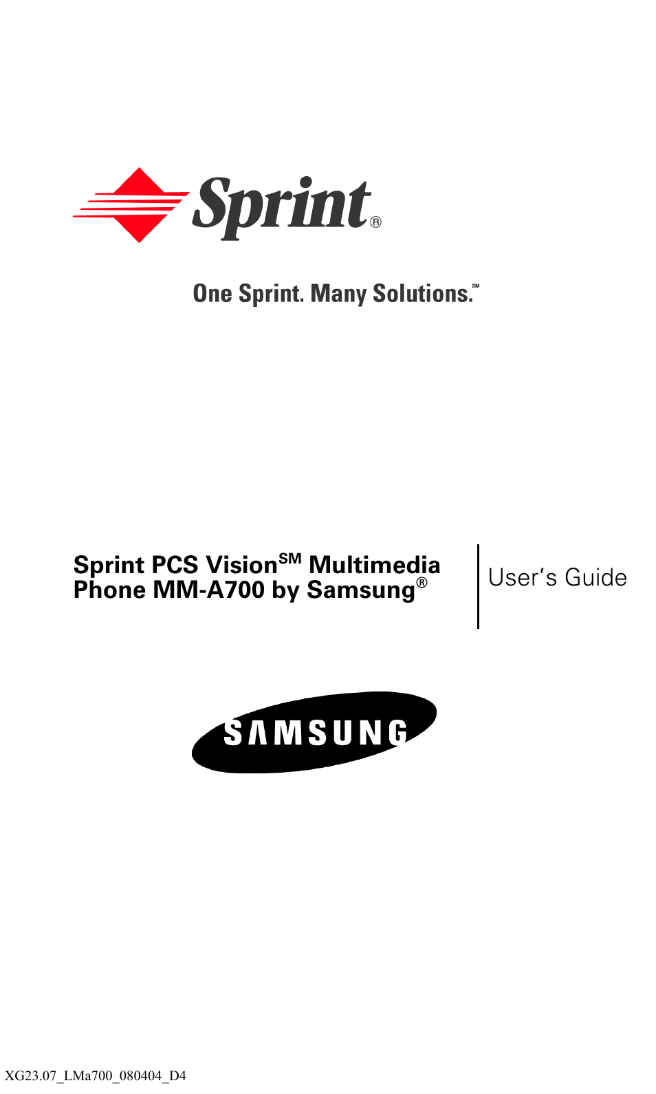 Samsung SPH-A700BSSXAR User Manual | 222 pages