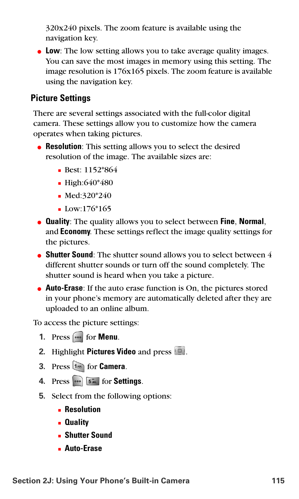 Picture settings | Samsung SPH-A700BSSXAR User Manual | Page 123 / 222