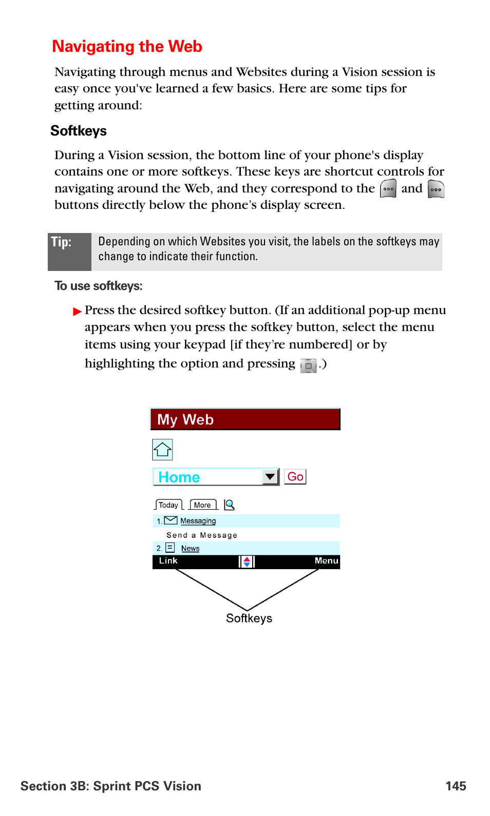 Navigating the web | Samsung SPH-A700BSSXAR User Manual | Page 153 / 222