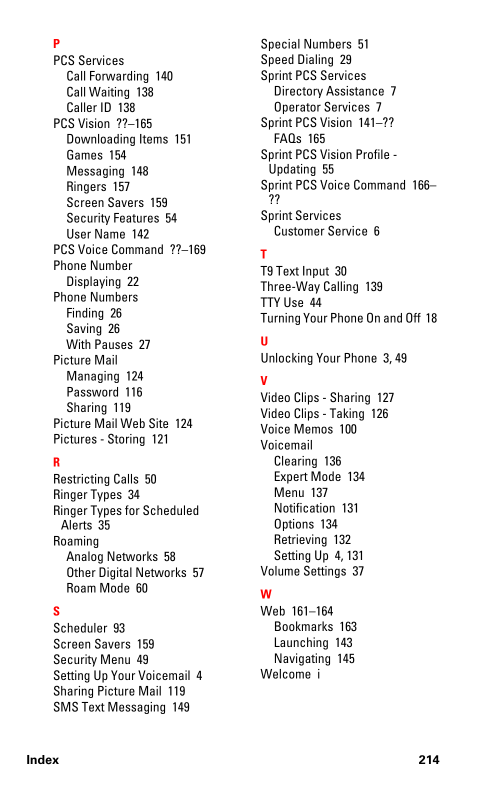 Samsung SPH-A700BSSXAR User Manual | Page 222 / 222