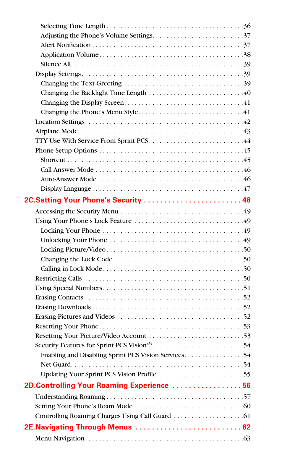 Samsung SPH-A700BSSXAR User Manual | Page 3 / 222