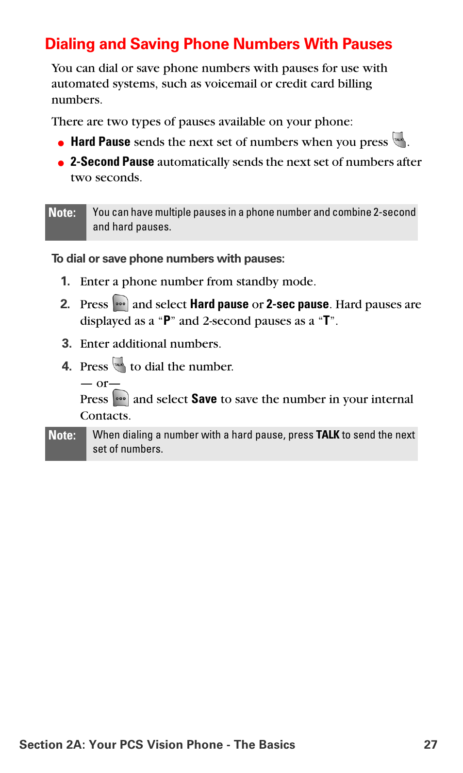 Dialing and saving phone numbers with pauses | Samsung SPH-A700BSSXAR User Manual | Page 35 / 222