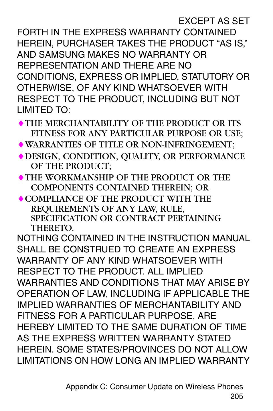 Samsung SGH-X427ZSACIN User Manual | Page 205 / 220